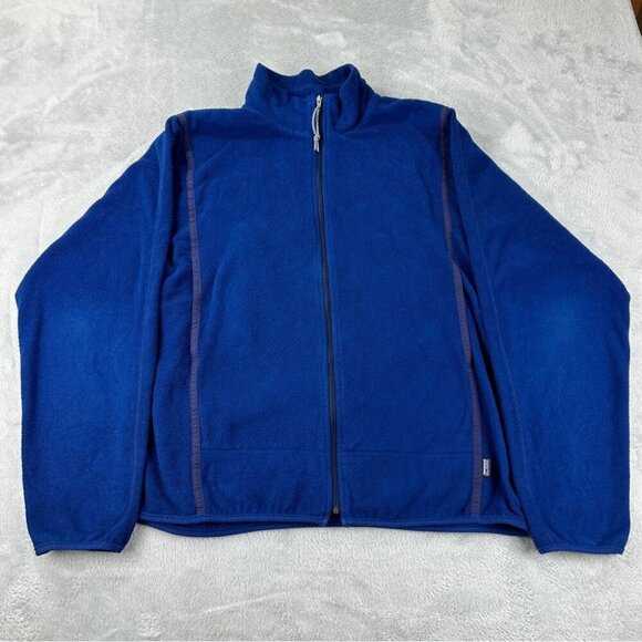 Patagonia El Capilene Vintage Blue Fleece Jacket Men’s Size XL Made in USA - Picture 1 of 13